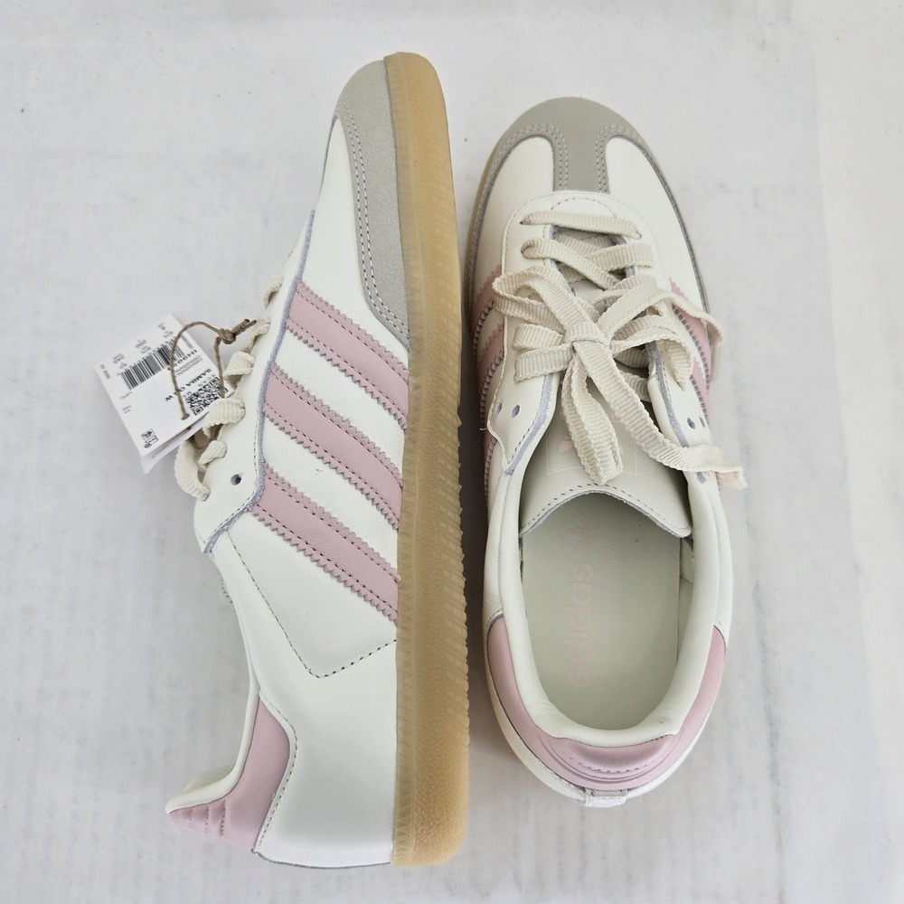 Adidas Samba OG W Off White Pink Sand Strata Gum Sole Sneakers IH9059 Womens 8 - Picture 14 of 15